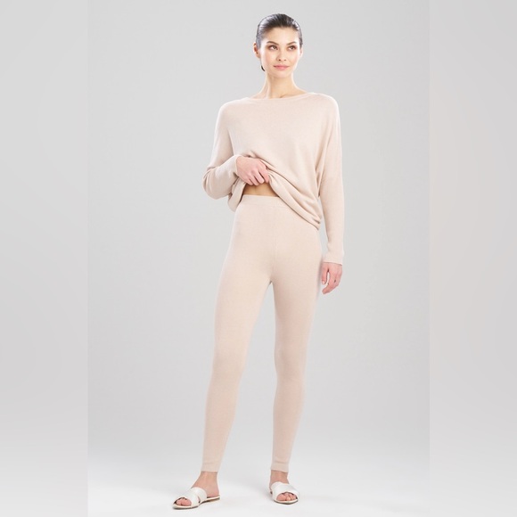Natori Indulge Leggings Size XL In Cream - Picture 1 of 6